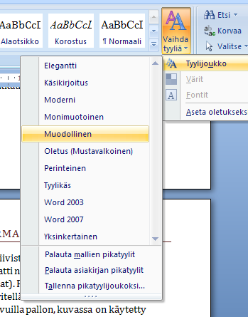 tyylijoukot
